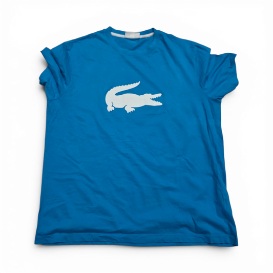 Playera Lacoste Xgrande Xl Azul Cocodrilo (Usado)