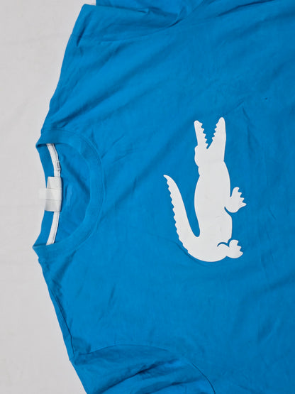 Playera Lacoste Xgrande Xl Azul Cocodrilo (Usado)