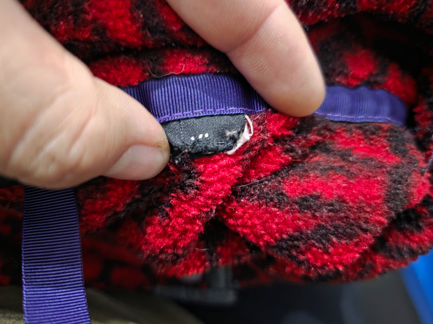 Chamarra Patagonia Xgrande Xl Roja Figuras (Usado)