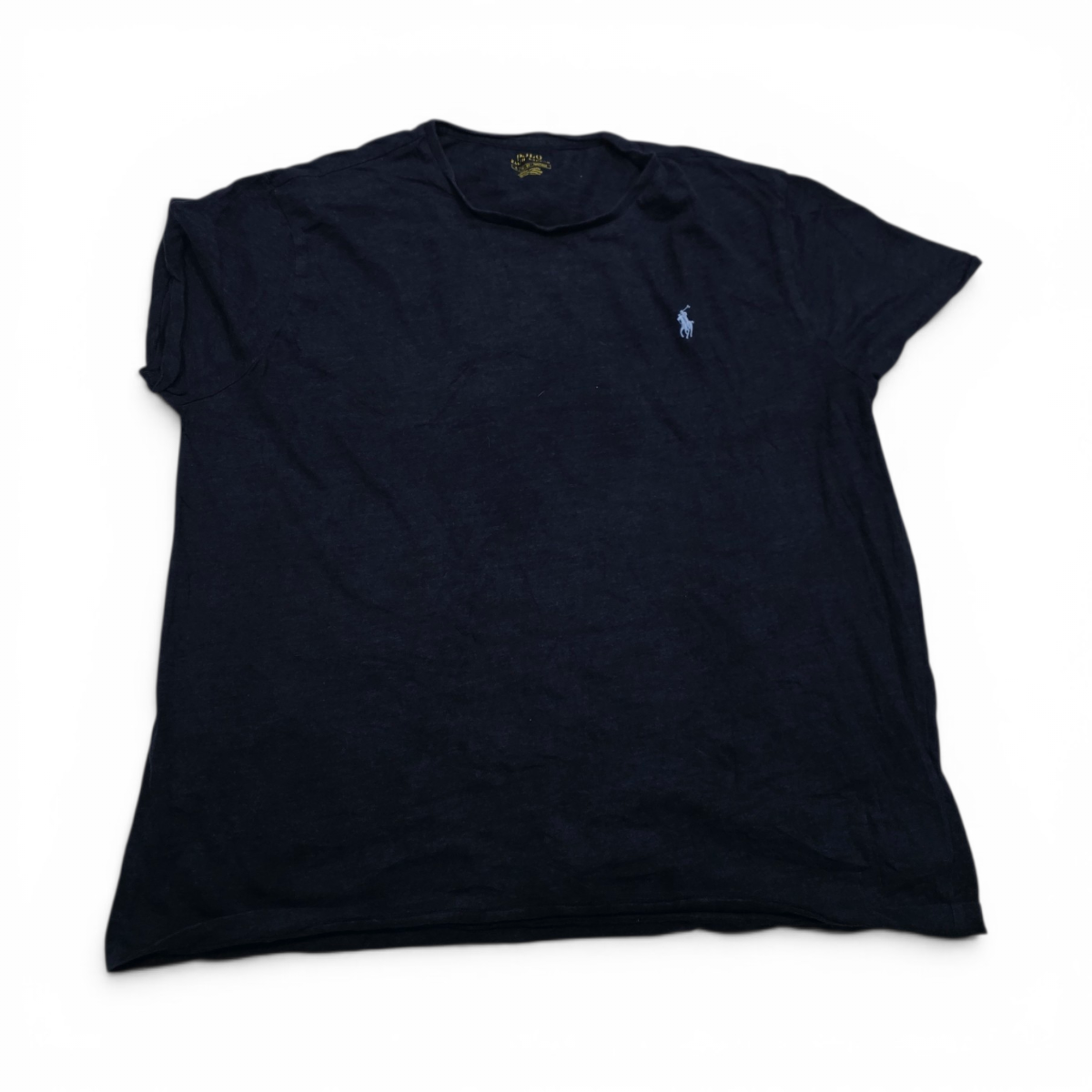 Playera Ralph Lauren Xgrande Xl Azul Pony Azul (Usado)