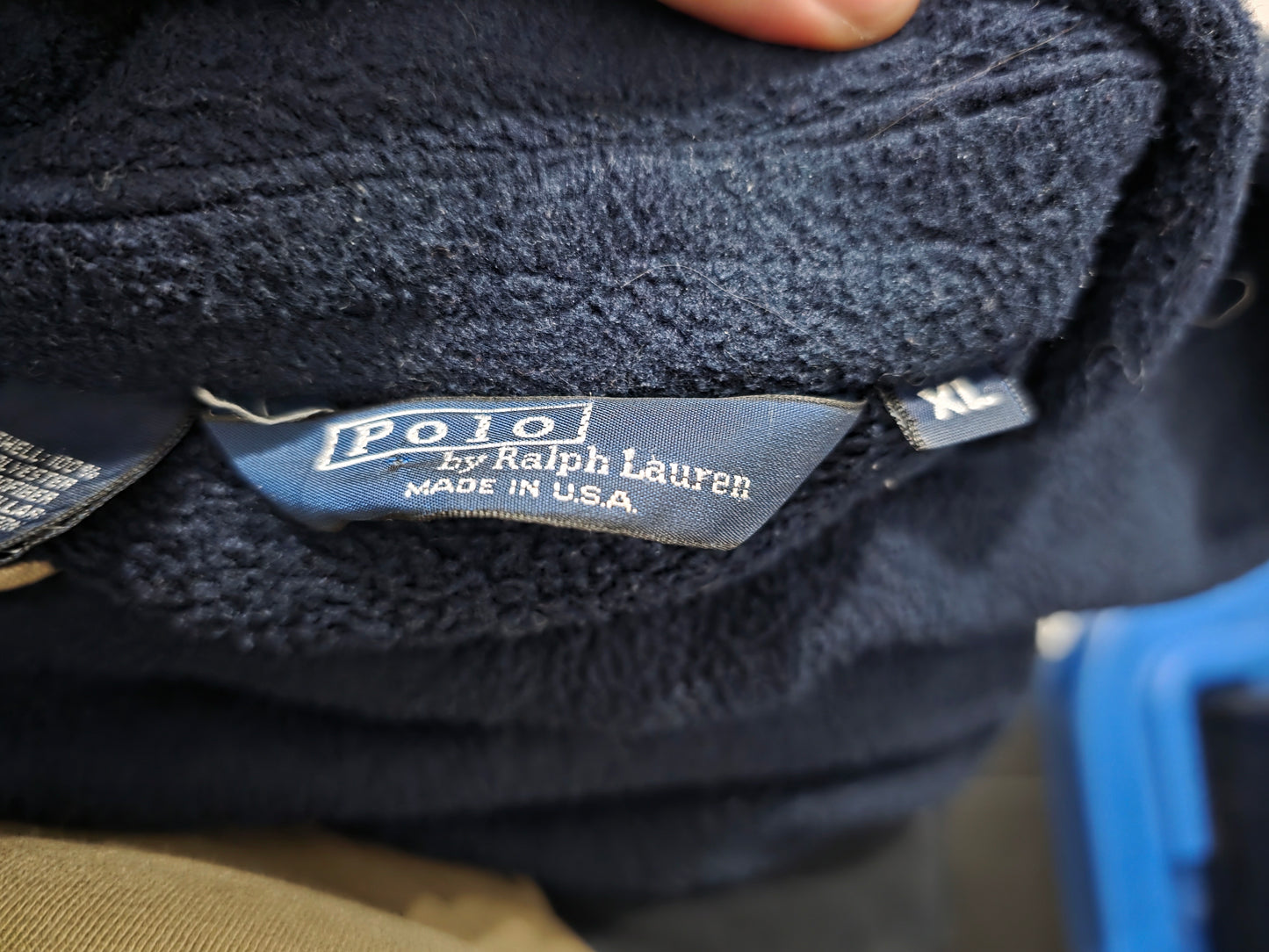 Chamarra Ralph Lauren Xgrande Xl Azul Polar (Usado)
