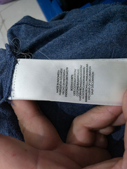 Playera Classicfit Ralph Lauren Xgrande Xl Azul Pony Blanco (Usado)