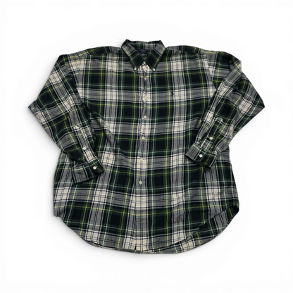 Camisa Blaire Ralph Lauren Xgrande Xl Cuadro Verde (Usado)