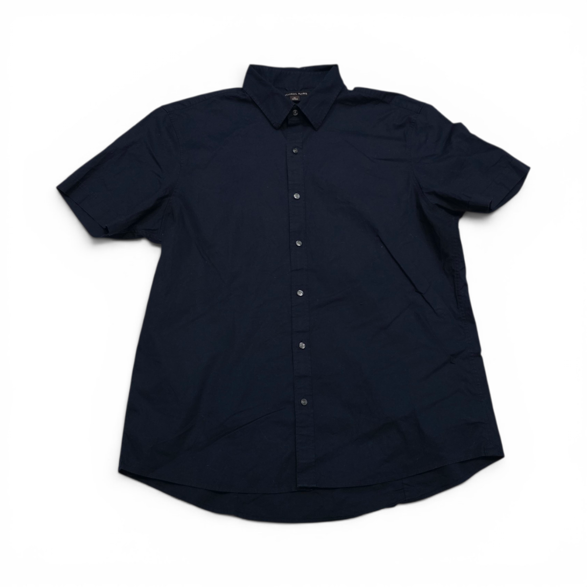 Camisa Manga Corta Michael Kors Xgrande Xl Azul (Usado)
