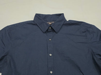 Camisa Manga Corta Michael Kors Xgrande Xl Azul (Usado)