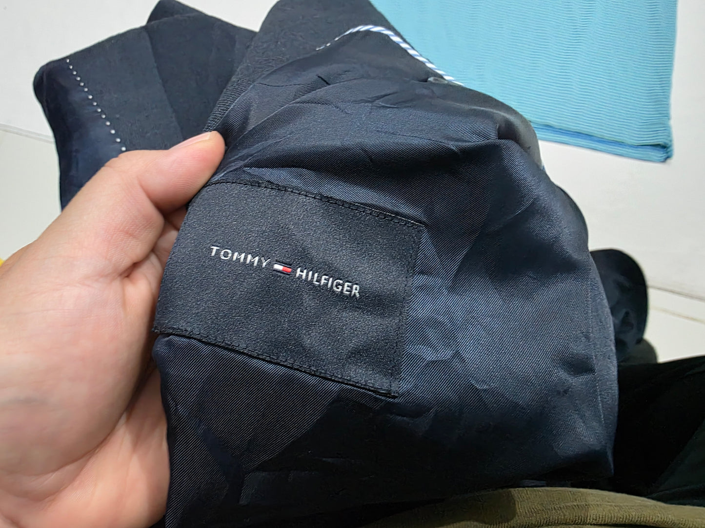 Saco Tommy Hilfiger Talla 48r Azul Oscuro (Usado)