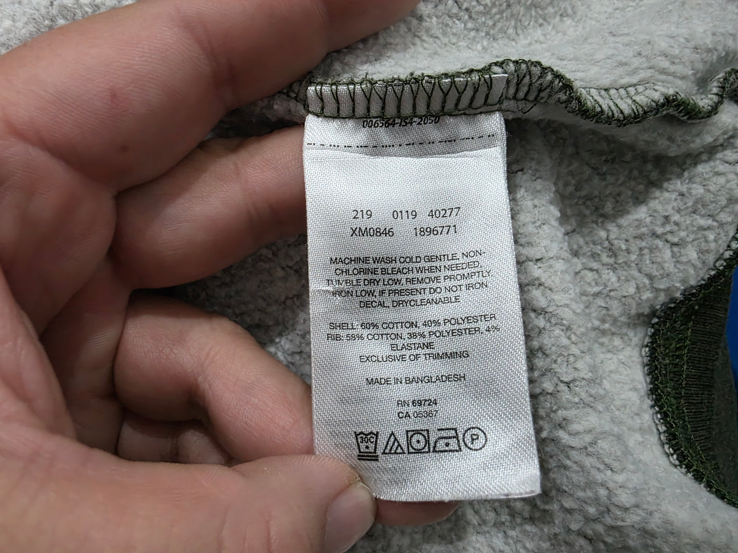Sudadera Columbia Xgrande Xl Verde (Usado)