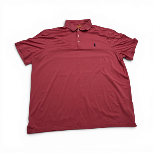 Playera Polo Ralph Lauren Performance Xxl Coral (Usado)