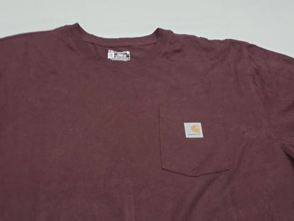 Playera Loose Fit Carhartt 2xl Vino (Usado)