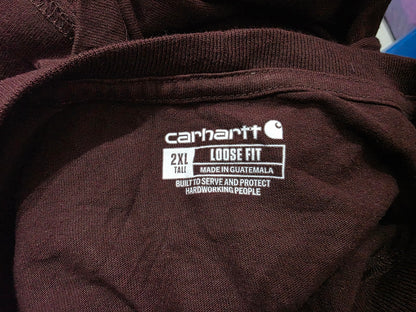 Playera Loose Fit Carhartt 2xl Vino (Usado)