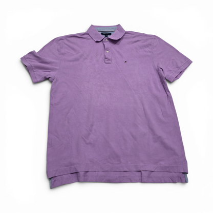 Playera Polo Classic Fit Tommy Hilfiger Xxl Lila (Usado)