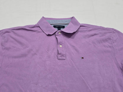 Playera Polo Classic Fit Tommy Hilfiger Xxl Lila (Usado)