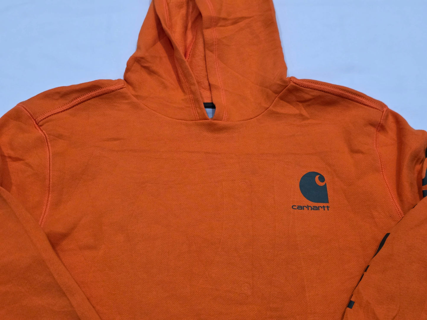 Sudadera Carhartt Adolescente L Naranja (Usado)
