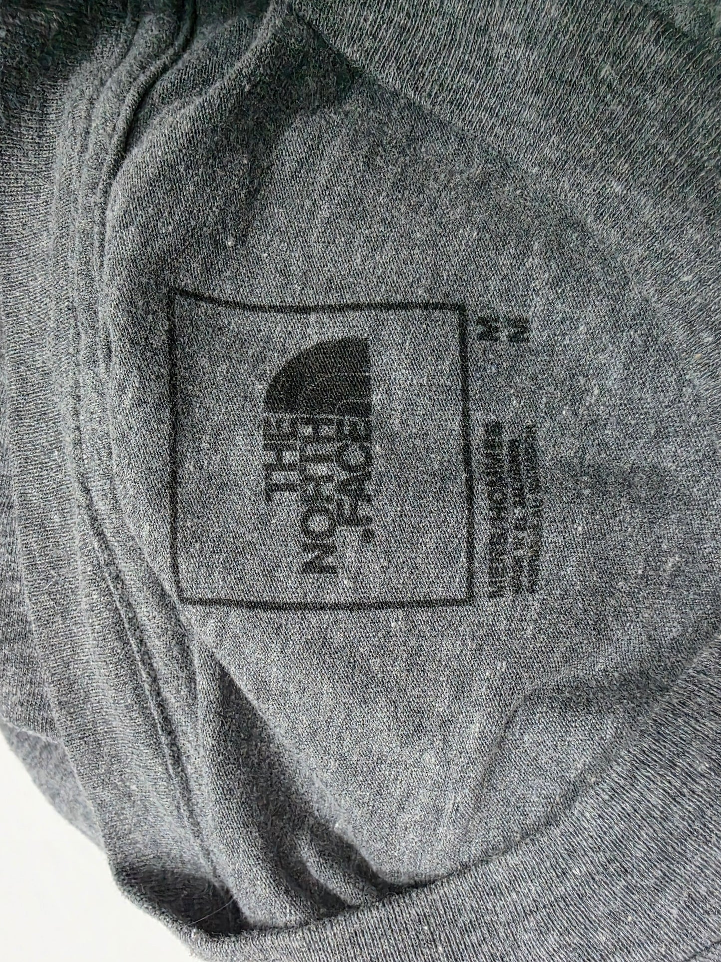 Playera The North Face Mediana M Gris Oso (Usado)