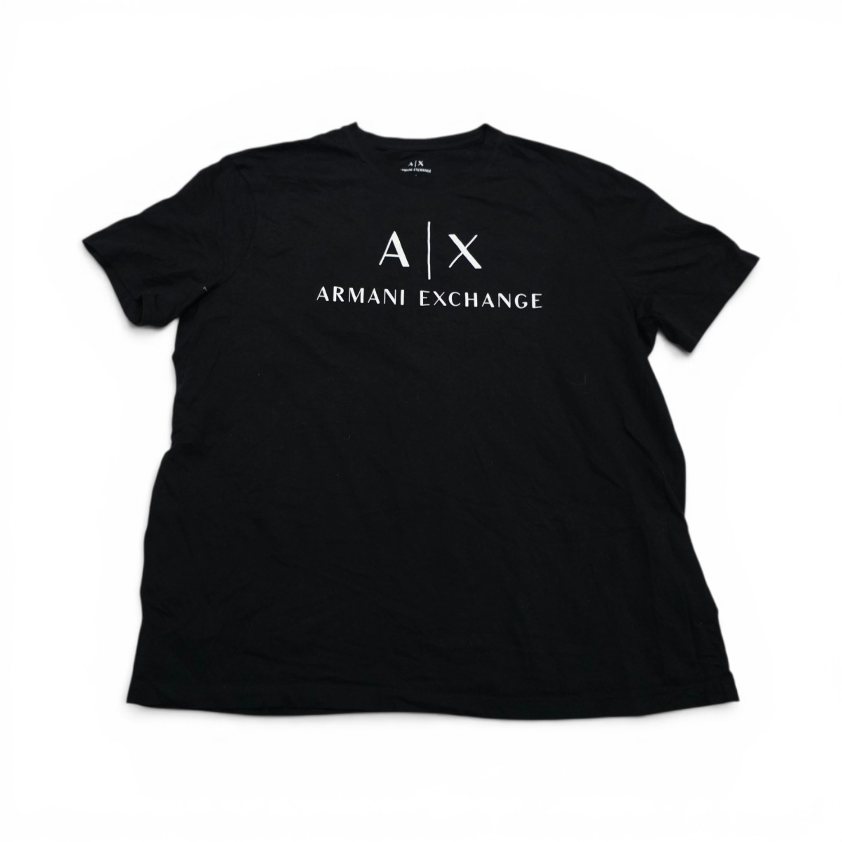 Playera Armani Exchange Xgrande Xl Slimfit Negro Letras (Usado)