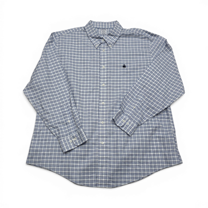 Camisa Brooks Brothers 2xl Regent Cuadro Azul (Usado)