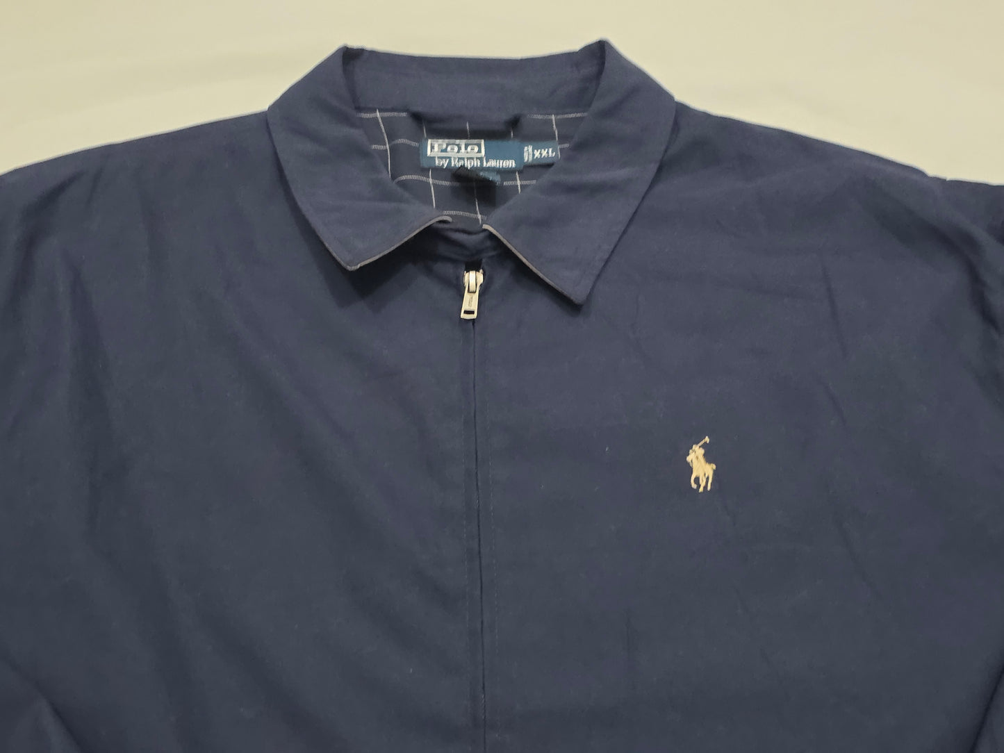 Chamarra Ralph Lauren 2xl Azul Harrington Jacket (Usado)