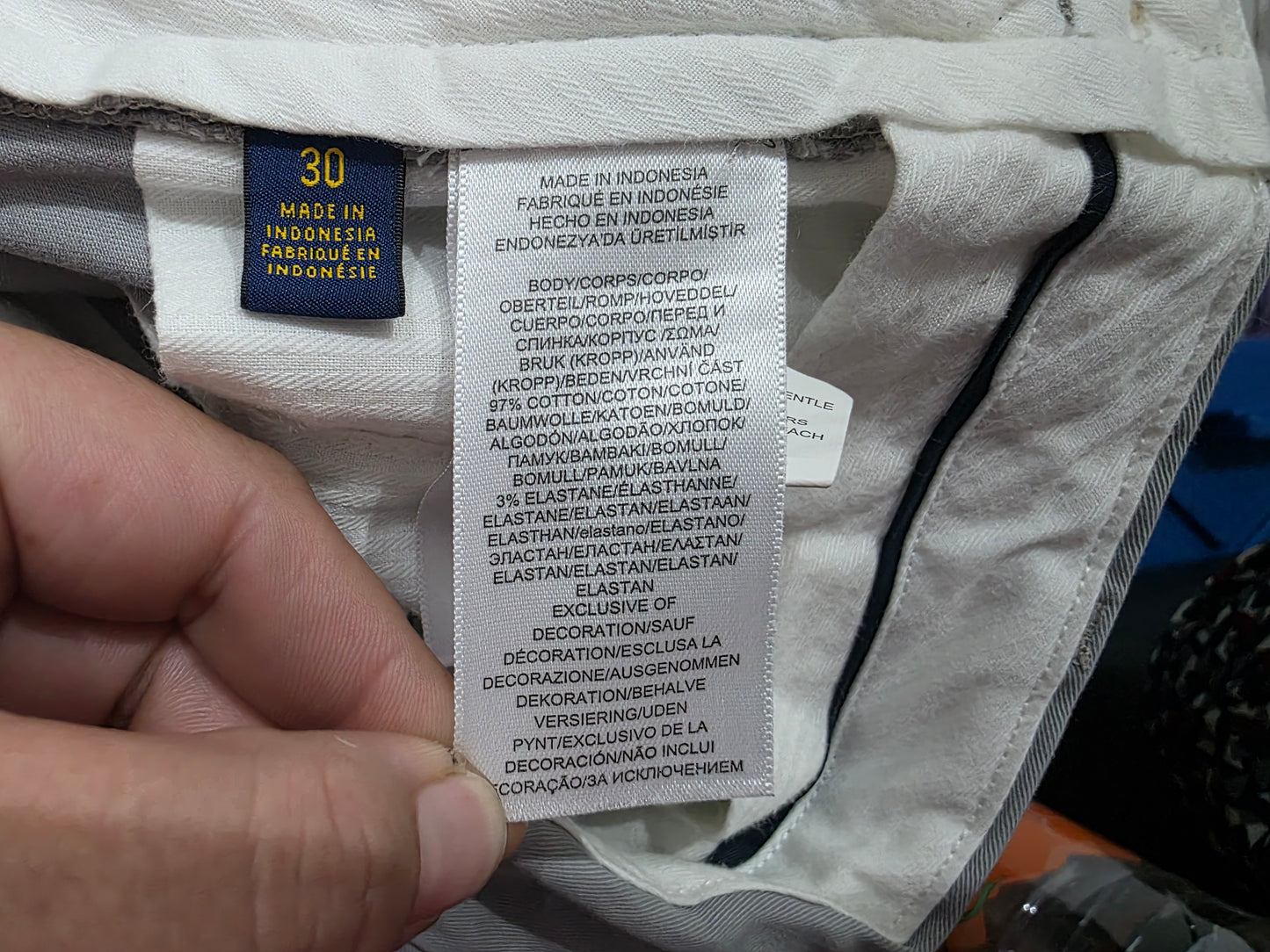 Bermuda Ralph Lauren Talla 30 Gris