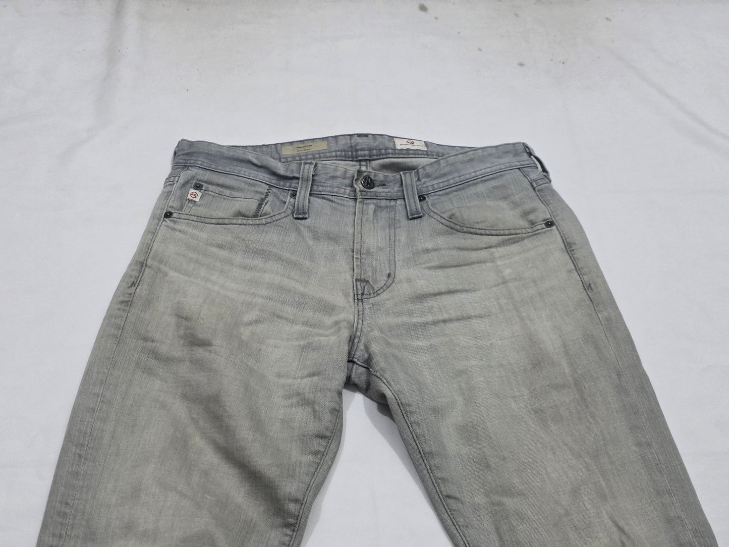 Pantalon Slim Skinny Adriano Goldschmied Talla 31 Gris