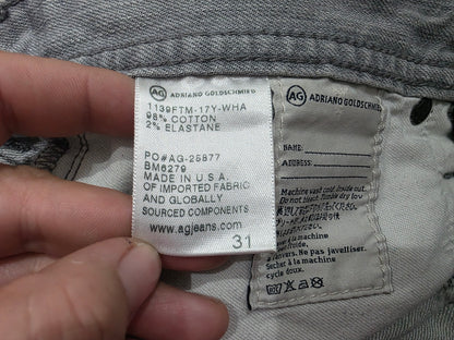 Pantalon Slim Skinny Adriano Goldschmied Talla 31 Gris