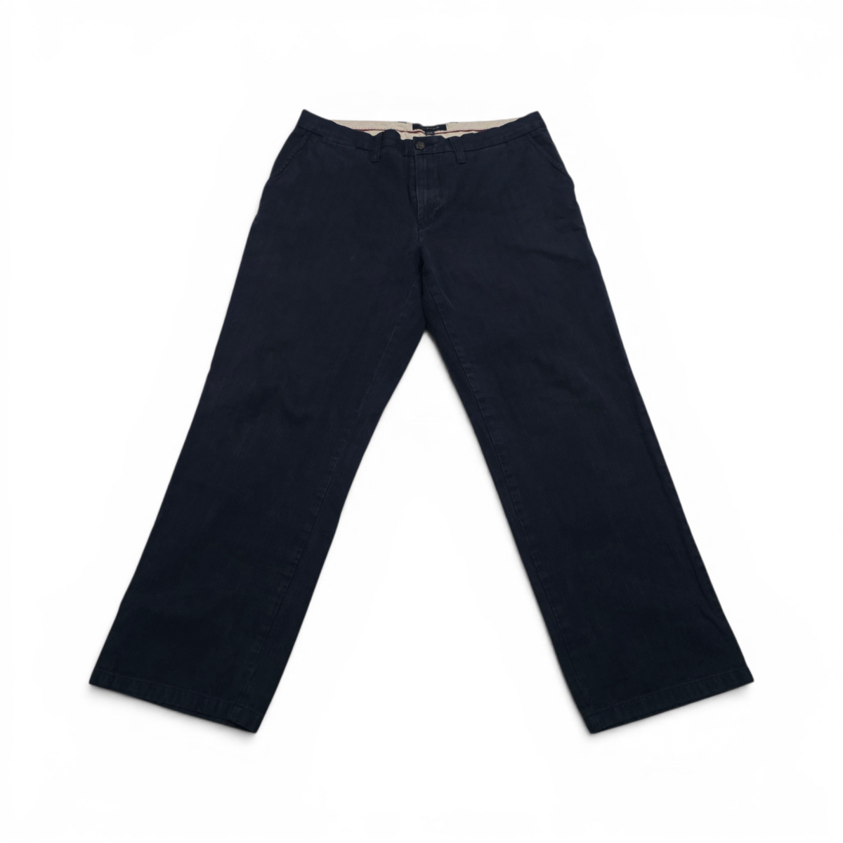 Pantalon Recto Tommy Hilfiger 36x30 Azul Deslavado