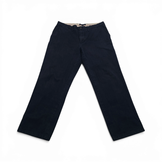Pantalon Recto Tommy Hilfiger 36x30 Azul Deslavado