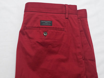 Pantalon Masonathletic Taparedfit Banana Republic 36x32 Rojo
