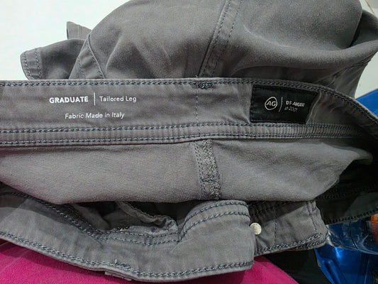 Pantalon Tailored Leg Adriano Goldschmied 40x32 Gris