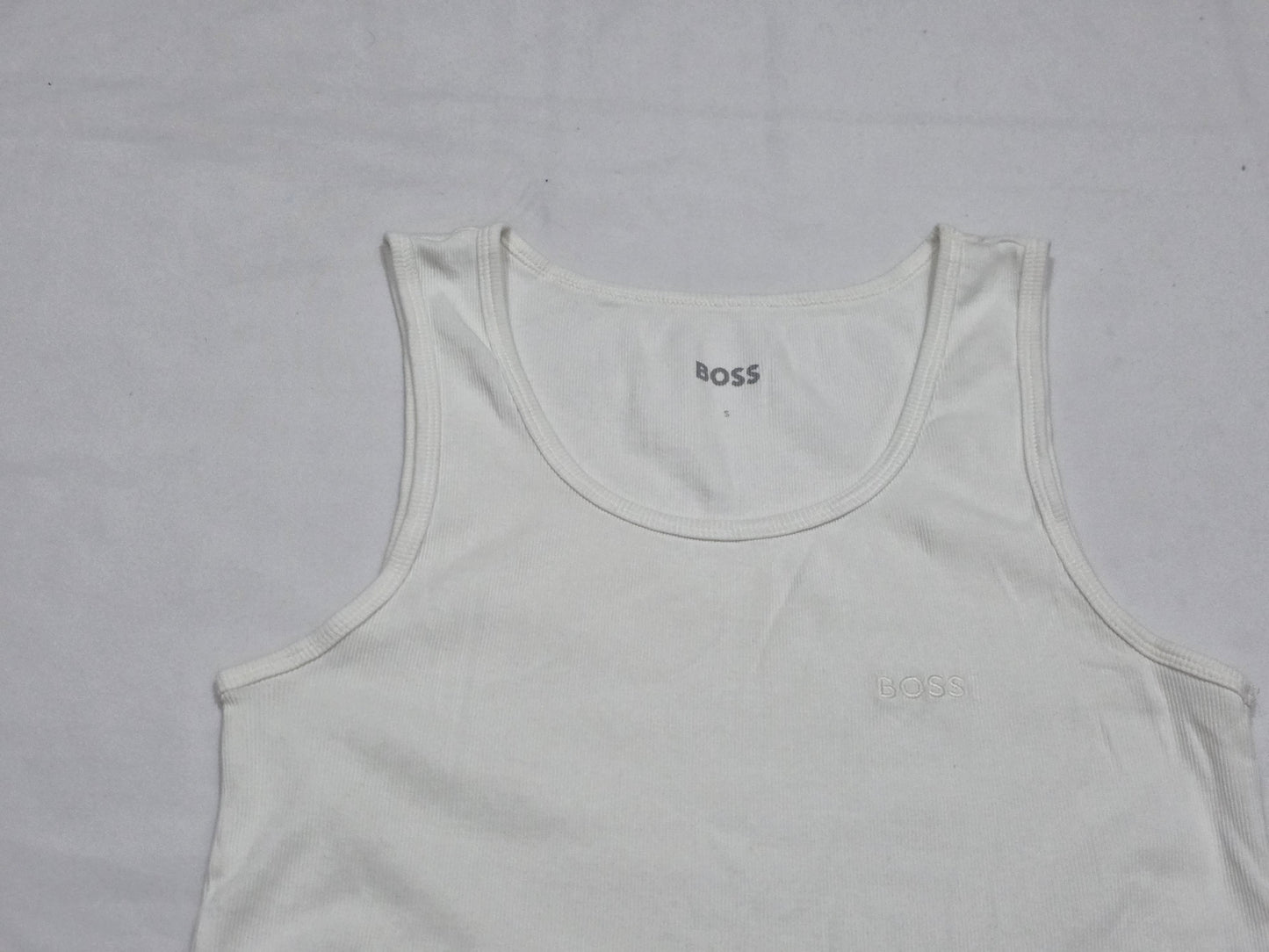 Playera Sin Mangas Hugo Boss Chica S Blanco