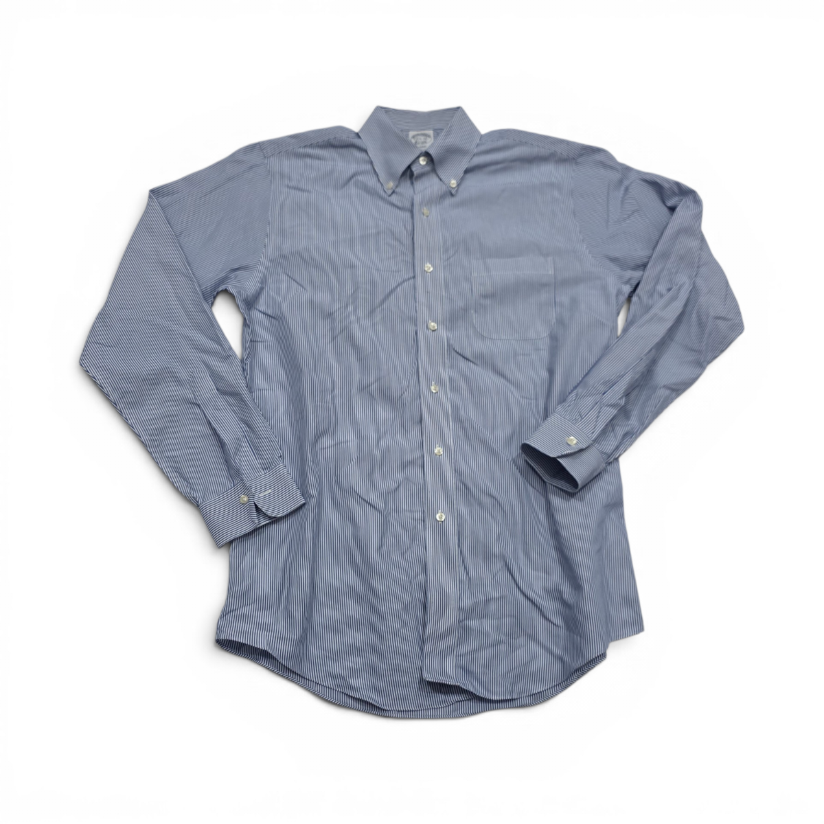 Camisa Brooks Brothers Regent Mediana M Azul Lineas