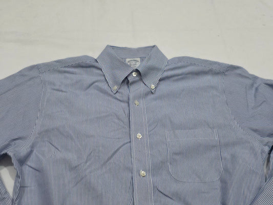 Camisa Brooks Brothers Regent Mediana M Azul Lineas