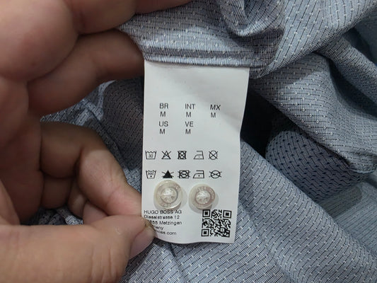 Camisa Hugo Boss Mediana M Azul