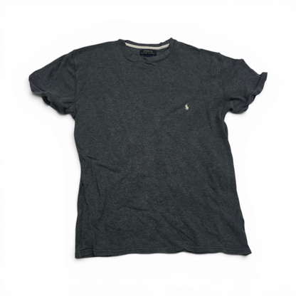 Playera Ralph Lauren Mediana M Gris Pony Gris