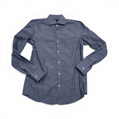 Camisa Hugo Boss Mediana M Azul Lisa