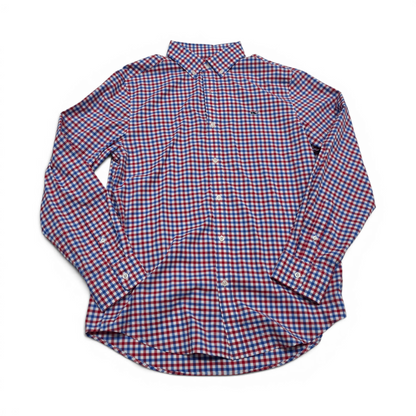 Camisa Vineyard Vines Mediana M Cuadro Azul Rojo Y Blanco