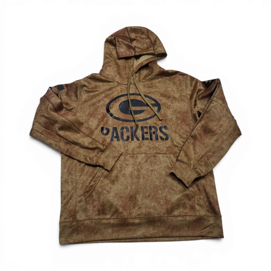 Sudadera Nike Packers Salute To Service Mediana M Cafe
