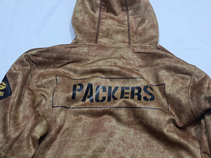 Sudadera Nike Packers Salute To Service Mediana M Cafe