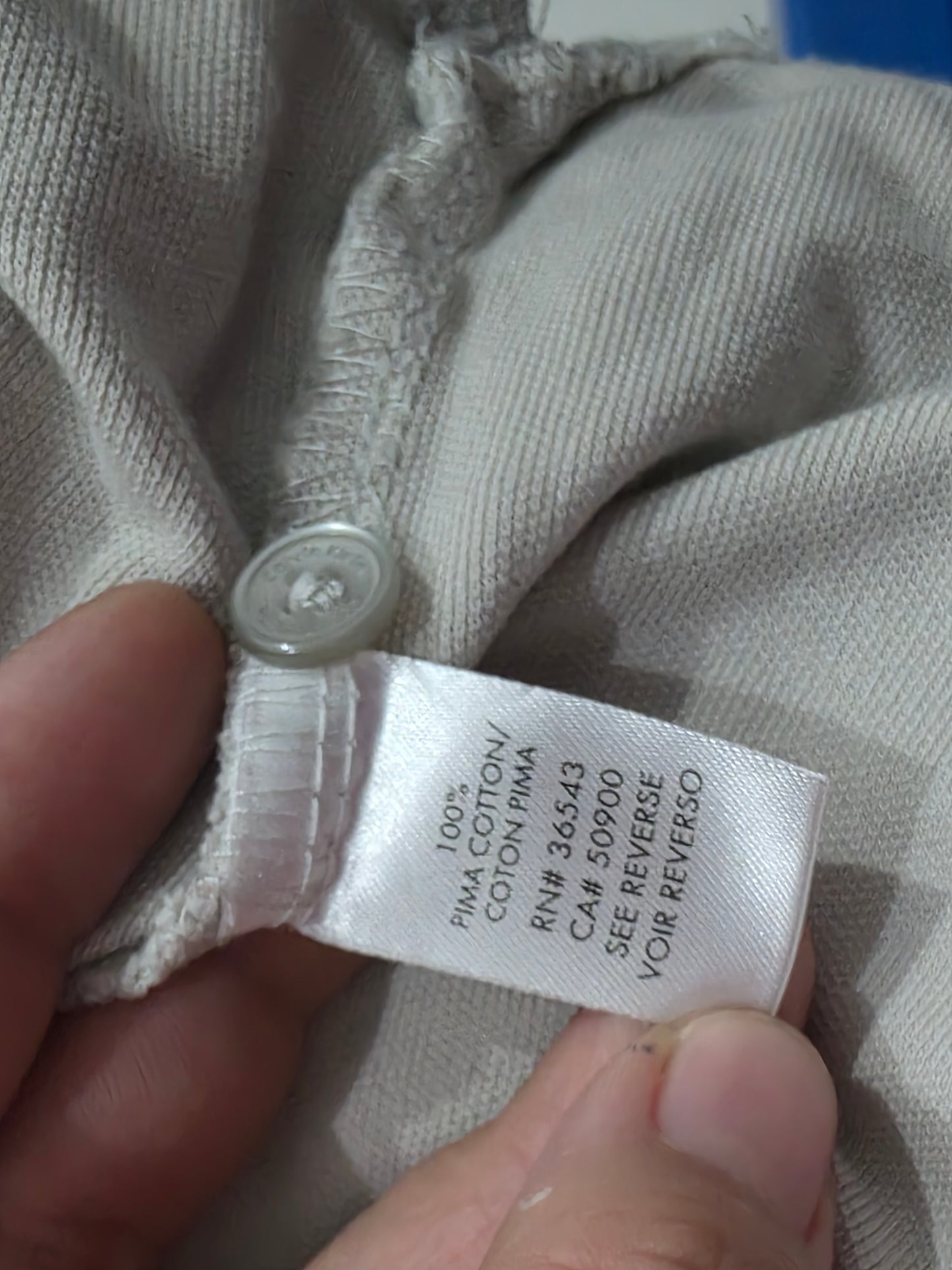 Playera Polo Calvin Klein Mediana M Gris