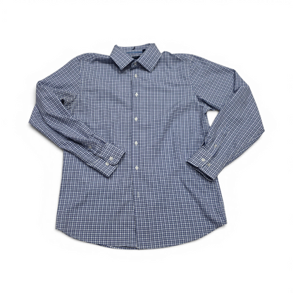 Camisa Nautica Mediana M Cuadro Azul Y Blanco