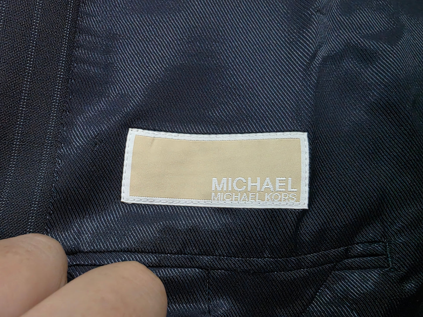 Saco Negro Lineas 44r Michael Kors