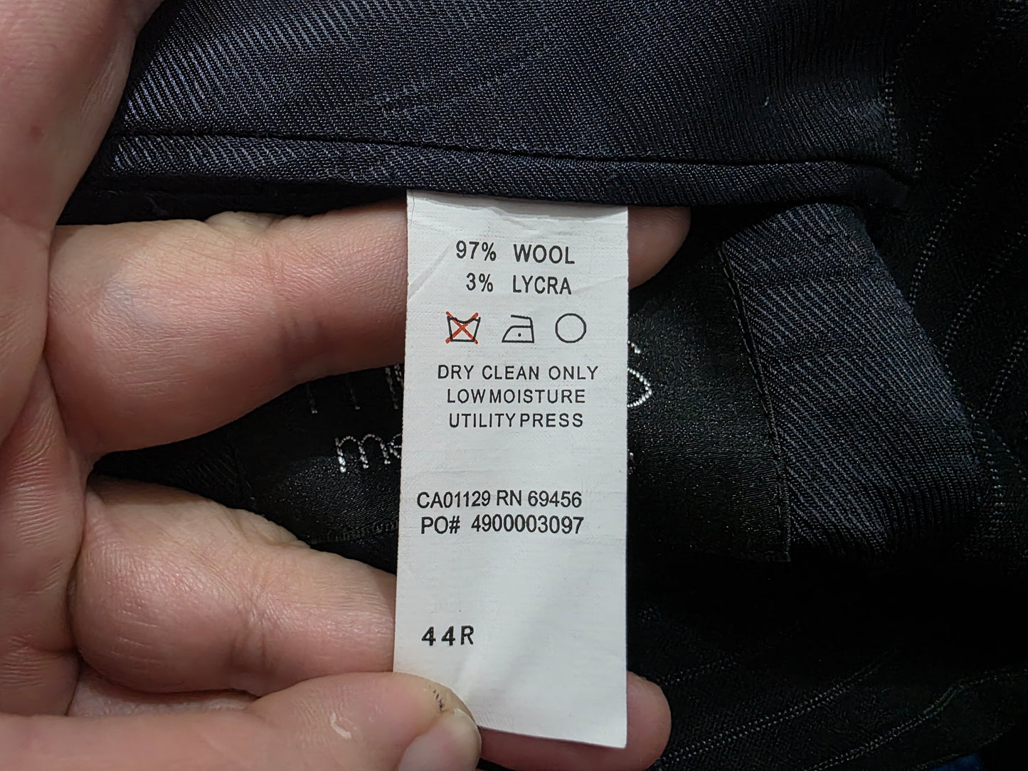 Saco Negro Lineas 44r Michael Kors