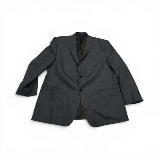 Saco Ralph Lauren 44r Cuadro Cafe Y Azul