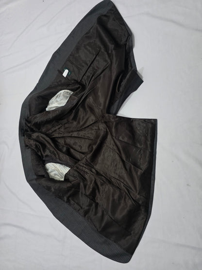 Saco Ralph Lauren 44r Cuadro Cafe Y Azul
