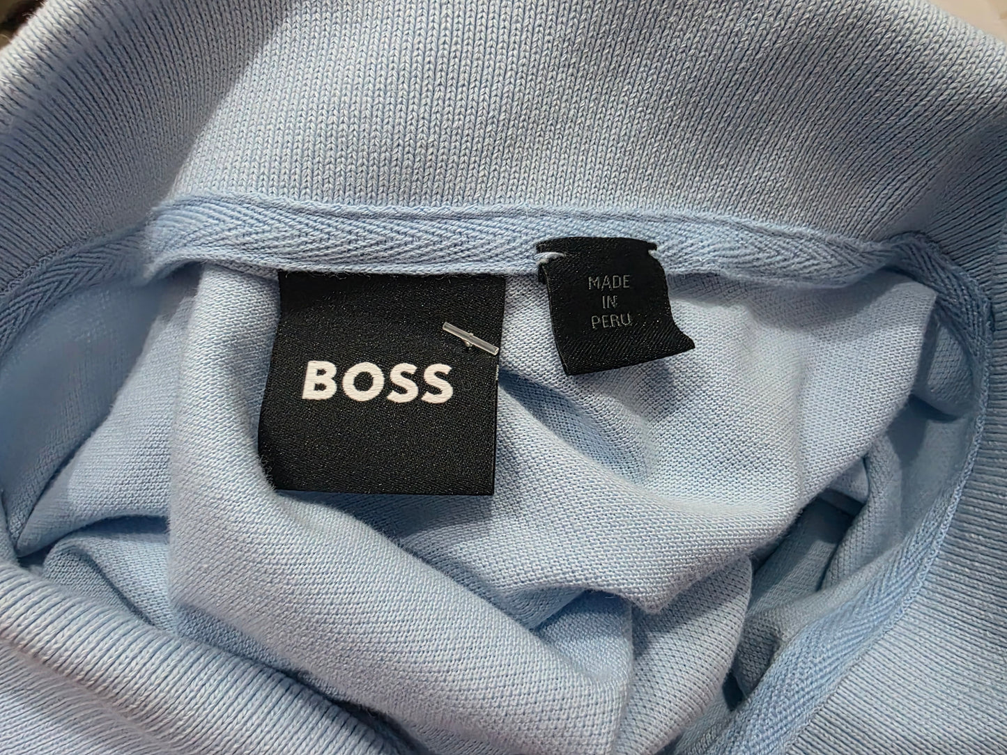 Playera Polo Hugo Boss Grande L Azul Claro