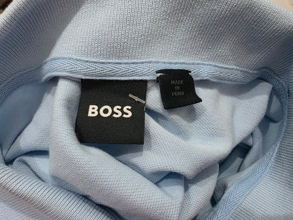 Playera Polo Hugo Boss Grande L Azul Claro