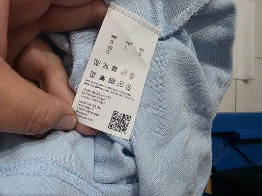 Playera Polo Hugo Boss Grande L Azul Claro