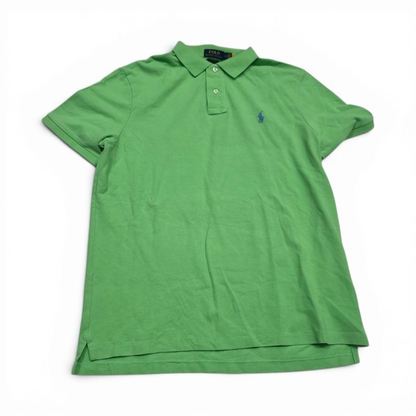 Playera Polo Ralph Lauren Grande L Verde Pony Azul