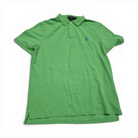 Playera Polo Ralph Lauren Grande L Verde Pony Azul