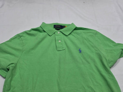 Playera Polo Ralph Lauren Grande L Verde Pony Azul