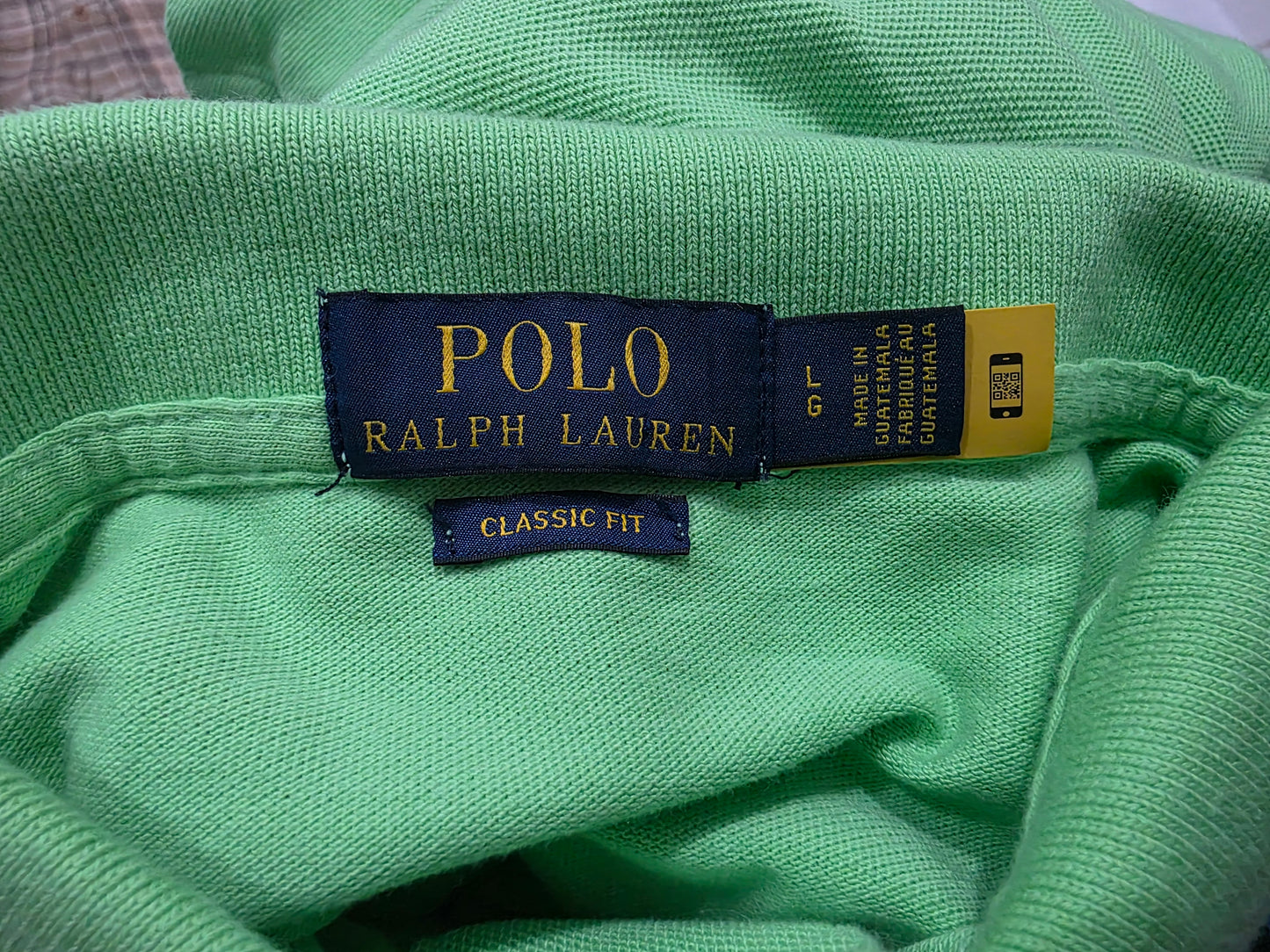 Playera Polo Ralph Lauren Grande L Verde Pony Azul